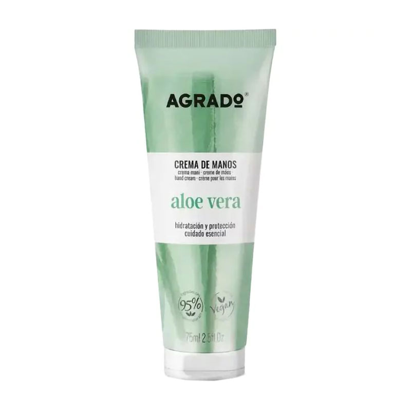 Зволожувальний захисний крем для рук Agrado Aloe Vera Hand Cream, 75 мл